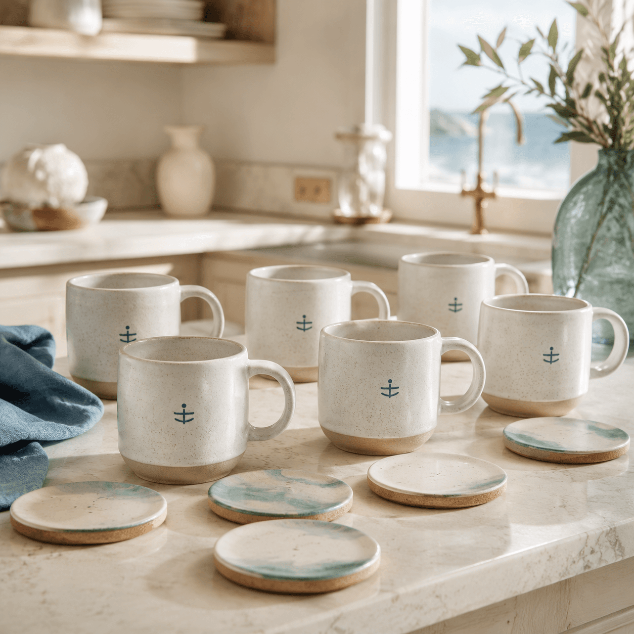 Sailor Mug & Coaster Set